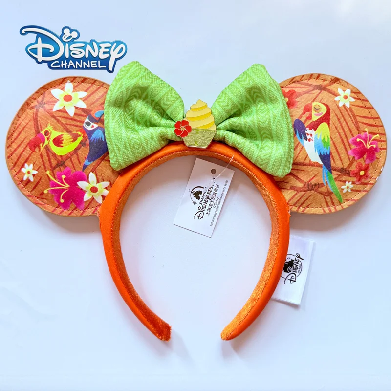 Disney Enchanted Tiki Room Minnie Ear Headband Tropical Parrot Floral Mouse Ears With Green Bow Metal Badge Costume Hairband
Disney Enchanted Tiki Room Minnie Ear Headband Tropical Parrot Floral Mouse Ears With Green Bow Metal Badge Costume Hairband