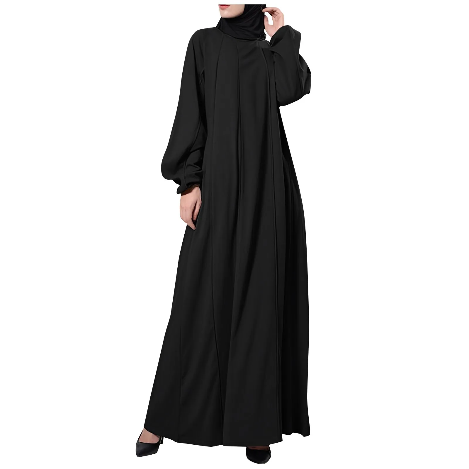 Abaya Women Muslim Dress Islamic Clothing Women Modest Dresses Long Sleeves New Robe Solid Color 2025 New Design
Abaya Women Muslim Dress Islamic Clothing Women Modest Dresses Long Sleeves New Robe Solid Color 2025 New Design
