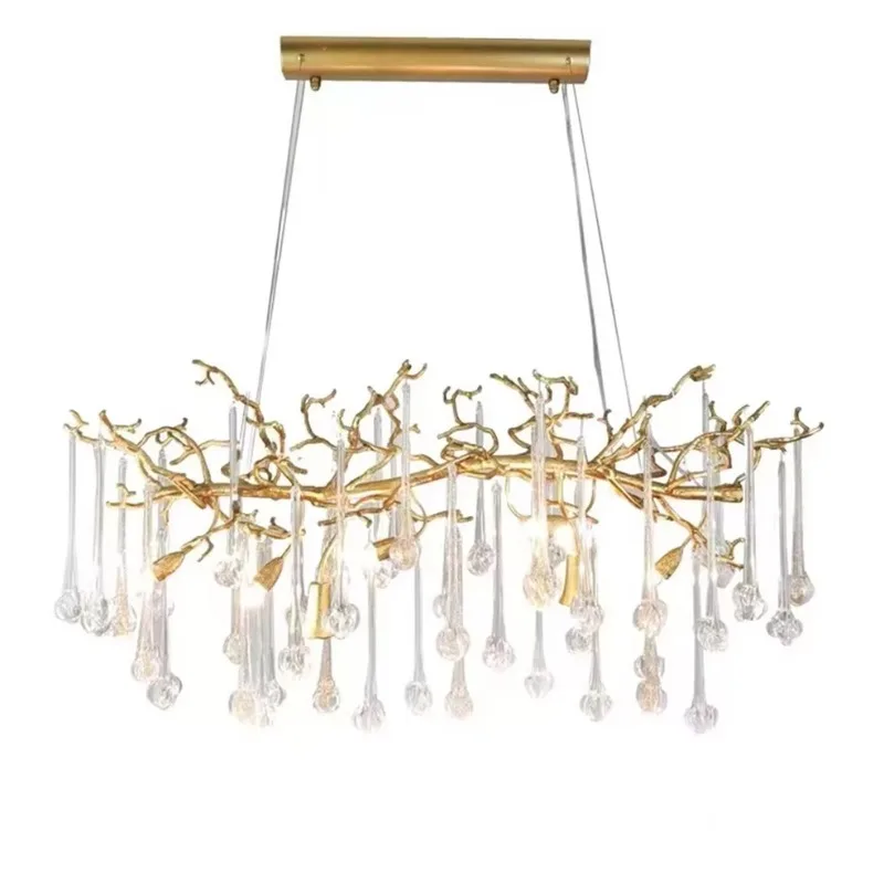 Nordic home decoration living room luxury chandelier rose crystal hotel lobby modern rectangular branch crystal chandelier
Nordic home decoration living room luxury chandelier rose crystal hotel lobby modern rectangular branch crystal chandelier