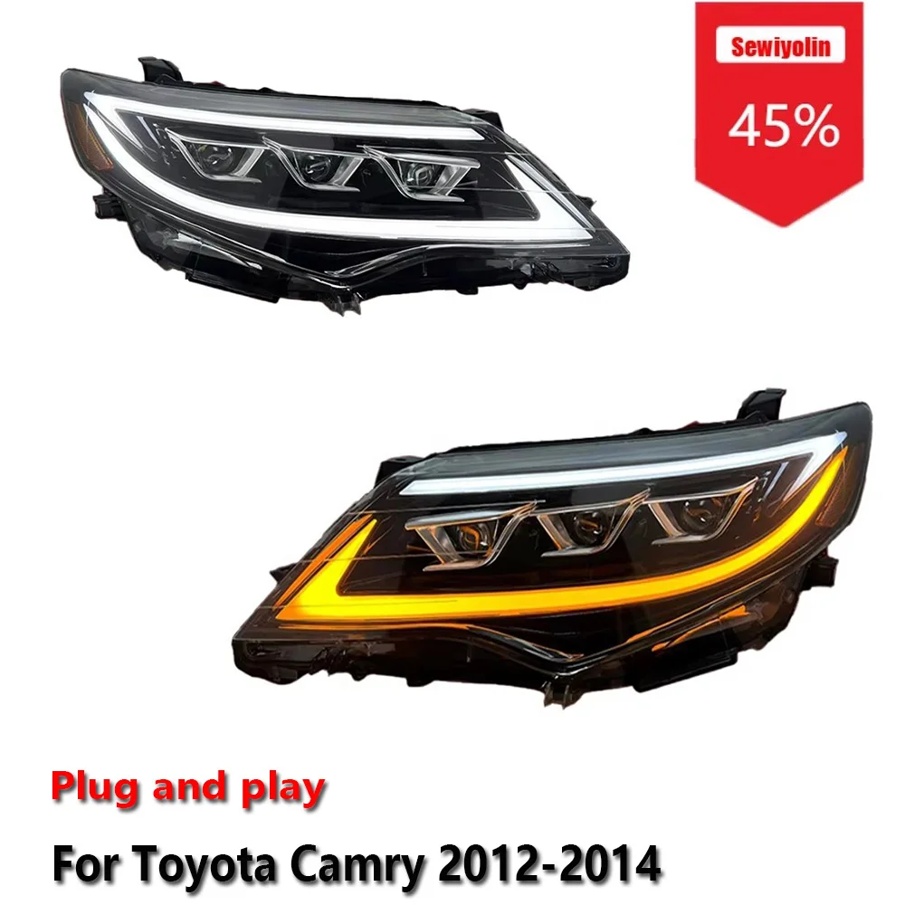 Sewiyolin Car LED Upgrade Headlight Accessories For Toyota Camry 2012-2014 DRL Brake Turn Signal Lamp Plug and Play
Sewiyolin Car LED Upgrade Headlight Accessories For Toyota Camry 2012-2014 DRL Brake Turn Signal Lamp Plug and Play