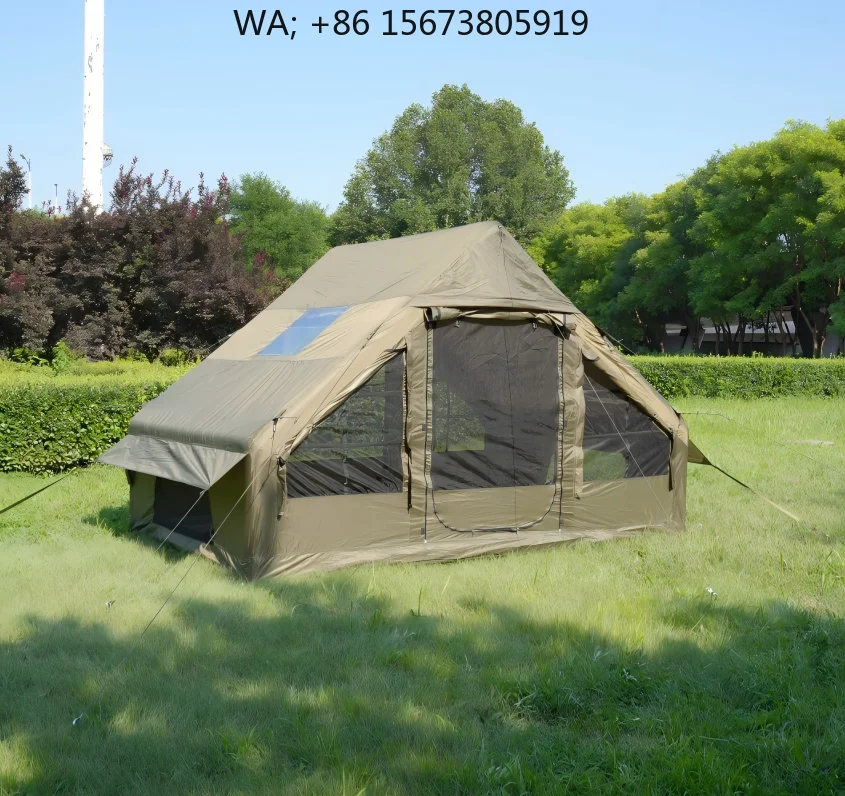 6.3㎡ TC Cotton Oxford Inflatable Glamping Tent Four Season Waterproof UV Resistant Quick Setup Outdoor Camping Shelter
6.3㎡ TC Cotton Oxford Inflatable Glamping Tent Four Season Waterproof UV Resistant Quick Setup Outdoor Camping Shelter