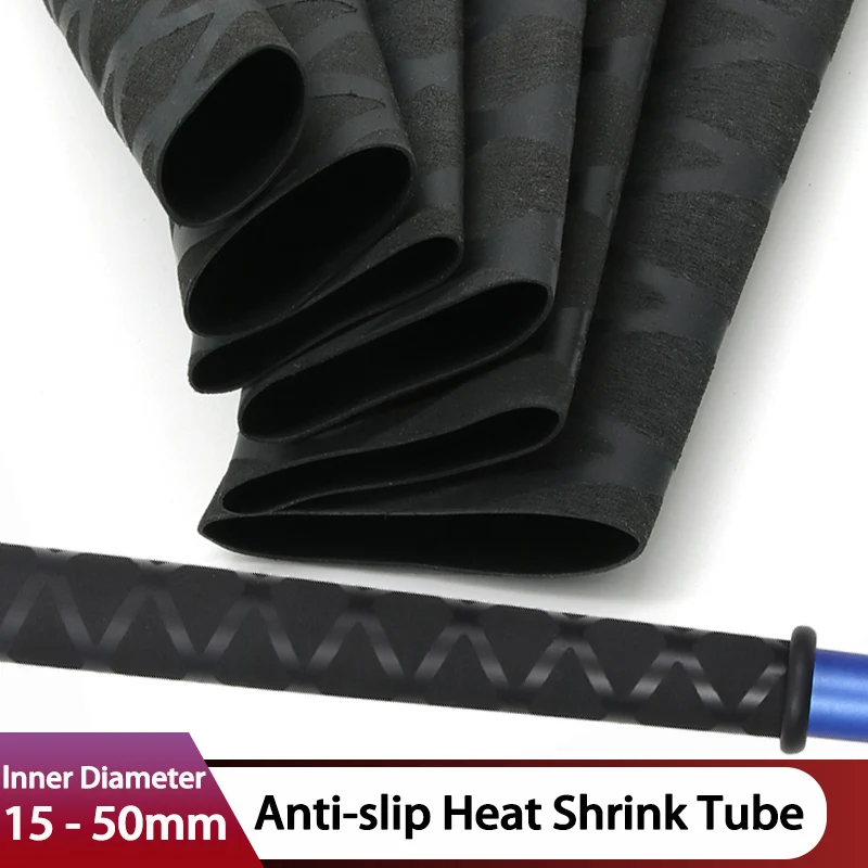 1M Black Diameter 15mm ~ 50mm Anti-slip Heat Shrink Wrap Tubing Fishing Rod DIY Handle Insulation Waterproof Racket Handle Grip
1M Black Diameter 15mm ~ 50mm Anti-slip Heat Shrink Wrap Tubing Fishing Rod DIY Handle Insulation Waterproof Racket Handle Grip