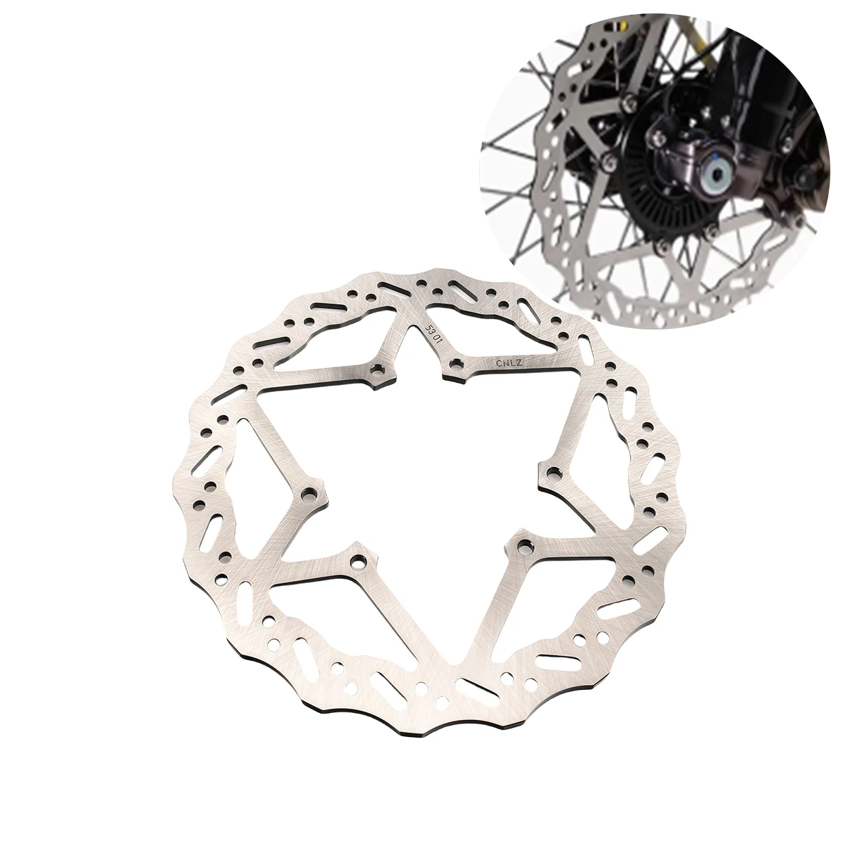 OEM Original Front and Rear 6 Hole 240mm For Sur Ron Ultra Bee Disc Brake Discs For SUR-RON UltraBee Original Accessories
OEM Original Front and Rear 6 Hole 240mm For Sur Ron Ultra Bee Disc Brake Discs For SUR-RON UltraBee Original Accessories