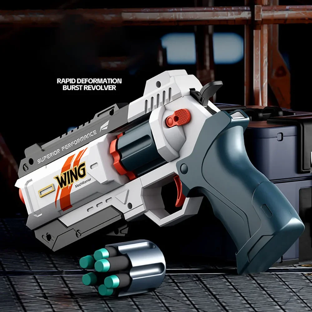 Kids Soft Bullets Guns Toy For Boy Adult EVA Foam Bullet Pistol Rapid Deformation Revolver Children Outdoor Shooting Toys Gifts
Kids Soft Bullets Guns Toy For Boy Adult EVA Foam Bullet Pistol Rapid Deformation Revolver Children Outdoor Shooting Toys Gifts