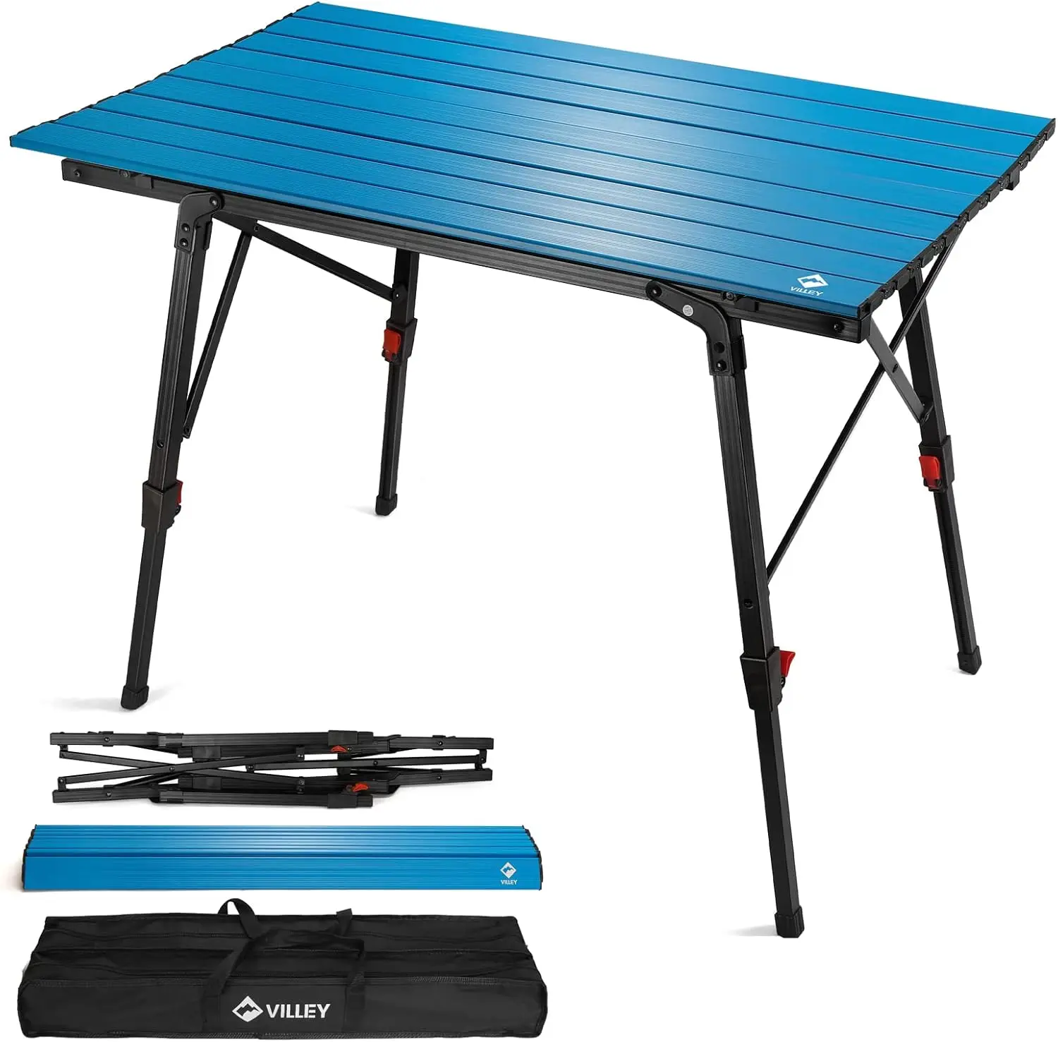 Portable Camping Table with Adjustable Legs Lightweight Aluminum Folding Beach Table with Carrying Bag for Outdoor Cooking Picni
Portable Camping Table with Adjustable Legs Lightweight Aluminum Folding Beach Table with Carrying Bag for Outdoor Cooking Picni