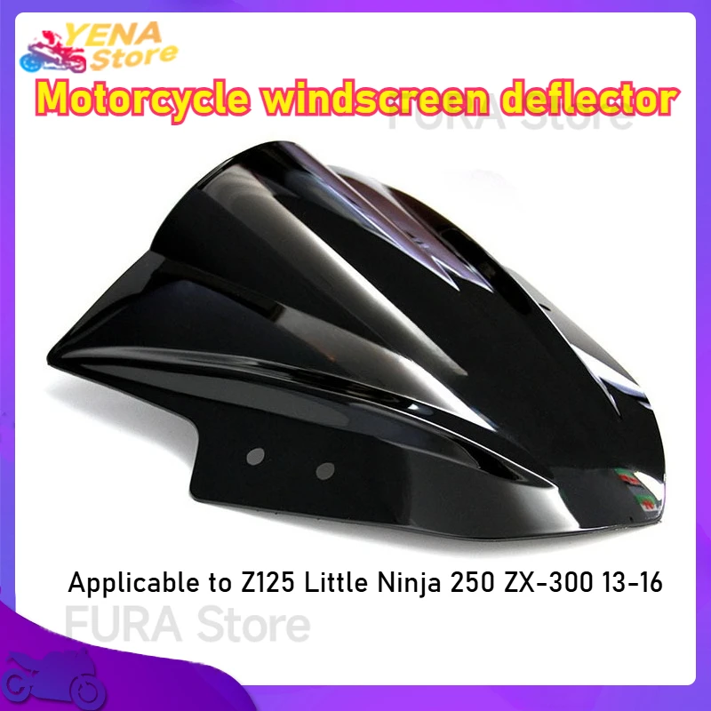Motorcycle accessories windshields and windshields are suitable for Z125, Little Ninja 250, ZX-300, 2013-2016
Motorcycle accessories windshields and windshields are suitable for Z125, Little Ninja 250, ZX-300, 2013-2016