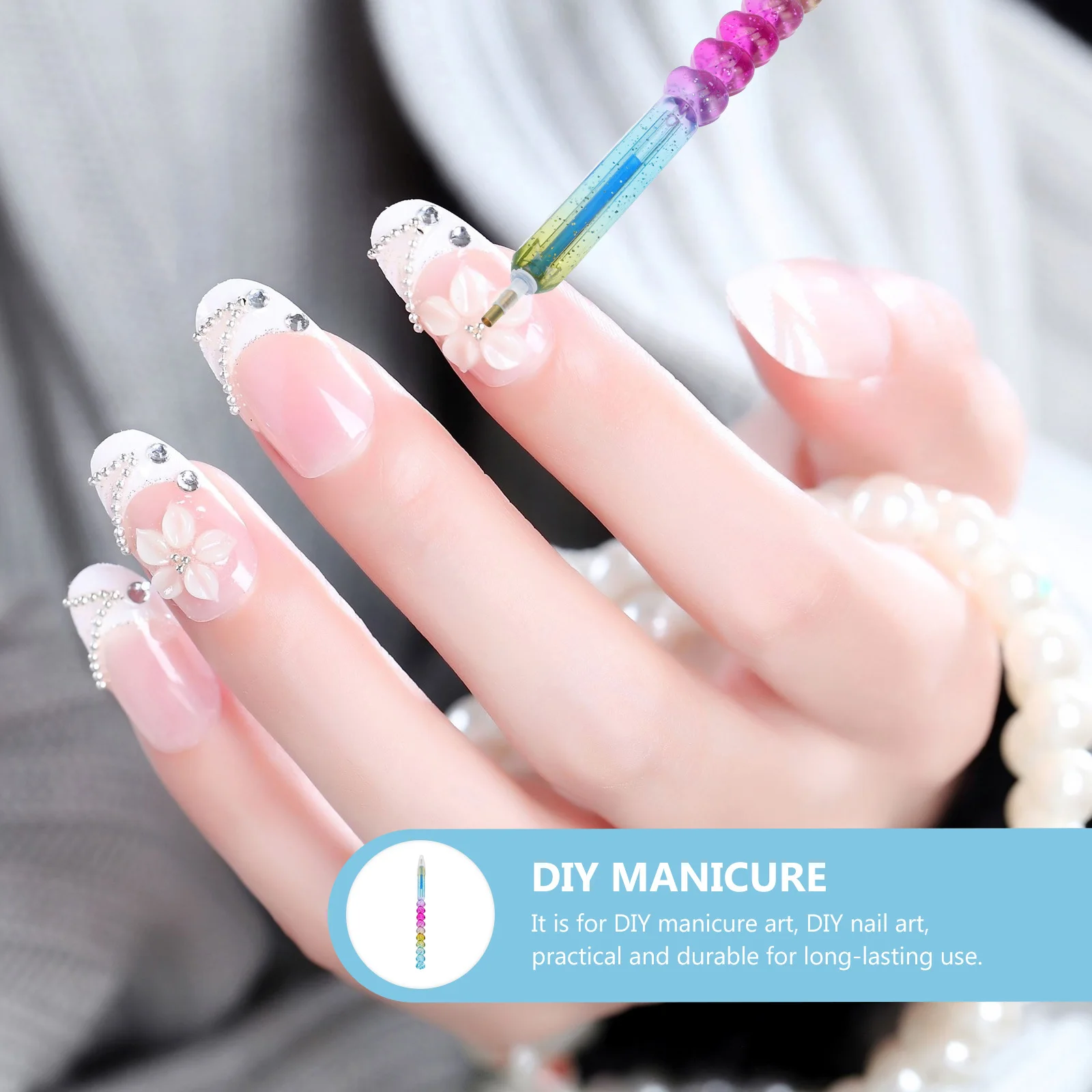 4Pcs Nail Art Point Drill Pen Durable Lightweight Manicure DIY Nail Art Dotting Pen Gems Picker Tool Reusable Salon Use 
4Pcs Nail Art Point Drill Pen Durable Lightweight Manicure DIY Nail Art Dotting Pen Gems Picker Tool Reusable Salon Use