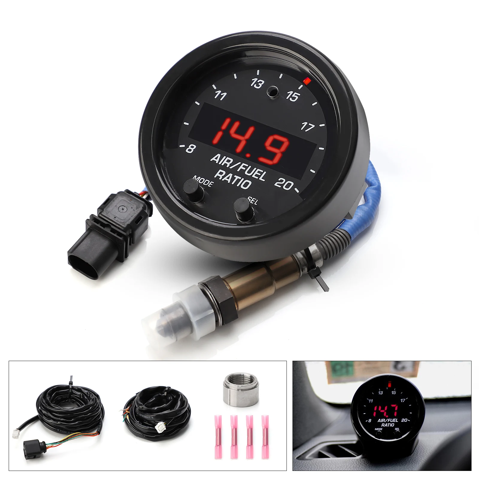 30-4110 30-0300 X-Series Wideband O2 Air Fuel Ratio Gauge Kit LSU 4.9 0258017025 Car Oxygen Sensor AFR Sensor Controller Gauge
30-4110 30-0300 X-Series Wideband O2 Air Fuel Ratio Gauge Kit LSU 4.9 0258017025 Car Oxygen Sensor AFR Sensor Controller Gauge