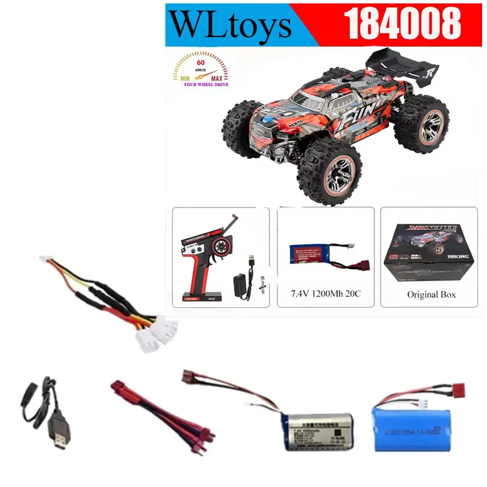 Аккумулятор 7.4V 3000mAh / Зарядный кабель для WLtoys 184008: аксессуары для радиоуправляемых машин WLtoys 184008, запчасти, аккумулятор с T-образным разъемом
Аккумулятор 7.4V 3000mAh / Зарядный кабель для WLtoys 184008: аксессуары для радиоуправляемых машин WLtoys 184008, запчасти, аккумулятор с T-образным разъемом 