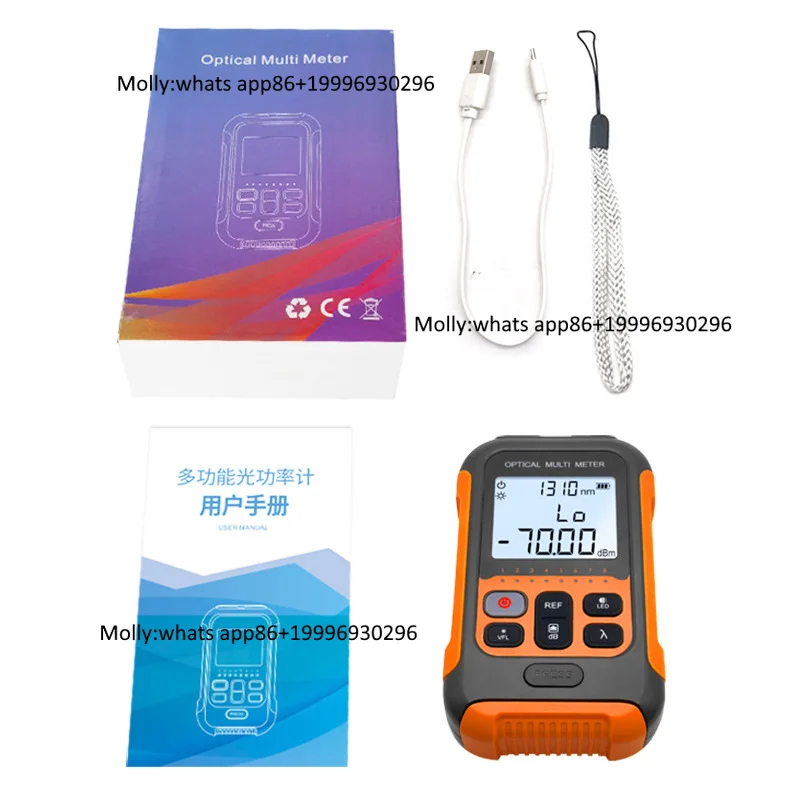 Optical Power Meter 4 in1 with VFL Mini Fiber deviser Network Cable Tester distributor OPM Price PON laser receiver devices
Optical Power Meter 4 in1 with VFL Mini Fiber deviser Network Cable Tester distributor OPM Price PON laser receiver devices