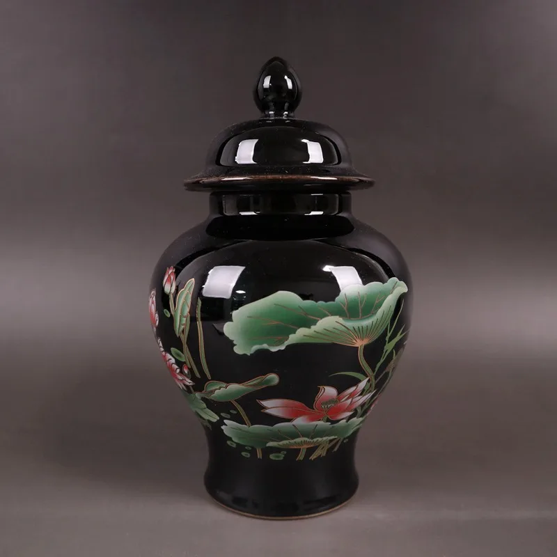 Ditional Chinese Style General Jar with Exquisite Wu Jin Glaze and Lotus Flower Design Collectors and Home Decor Enthusiasts
Ditional Chinese Style General Jar with Exquisite Wu Jin Glaze and Lotus Flower Design Collectors and Home Decor Enthusiasts