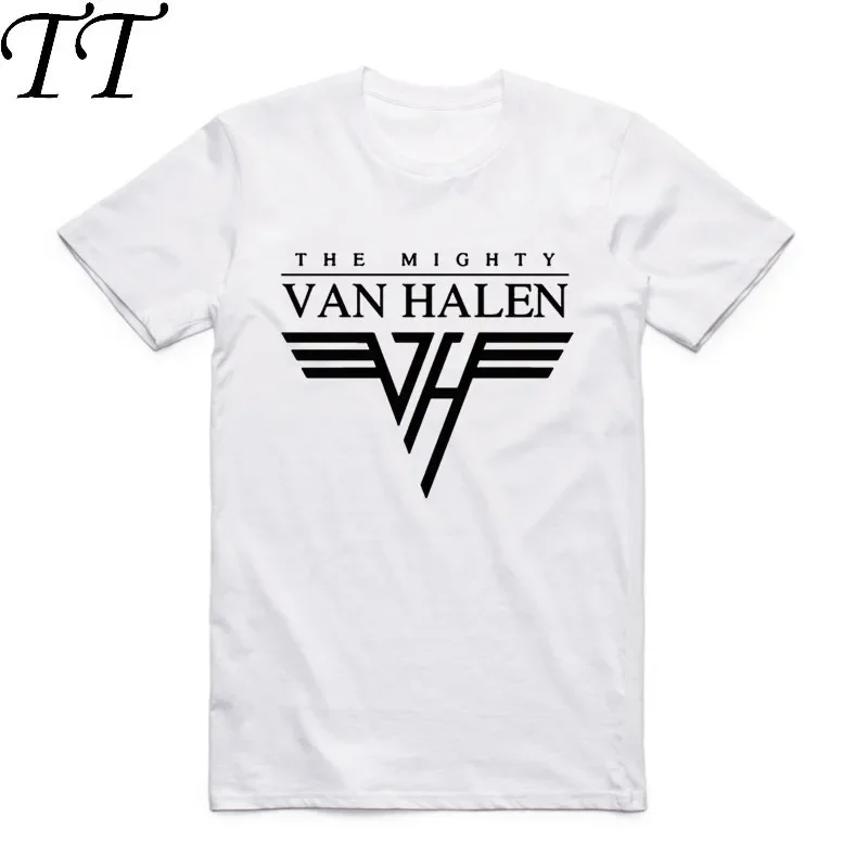 2019 Men Women Print Van Halen Band Fashion White T Shirt Summer O Neck Short Sleeves T-shirt
2019 Men Women Print Van Halen Band Fashion White T Shirt Summer O Neck Short Sleeves T-shirt