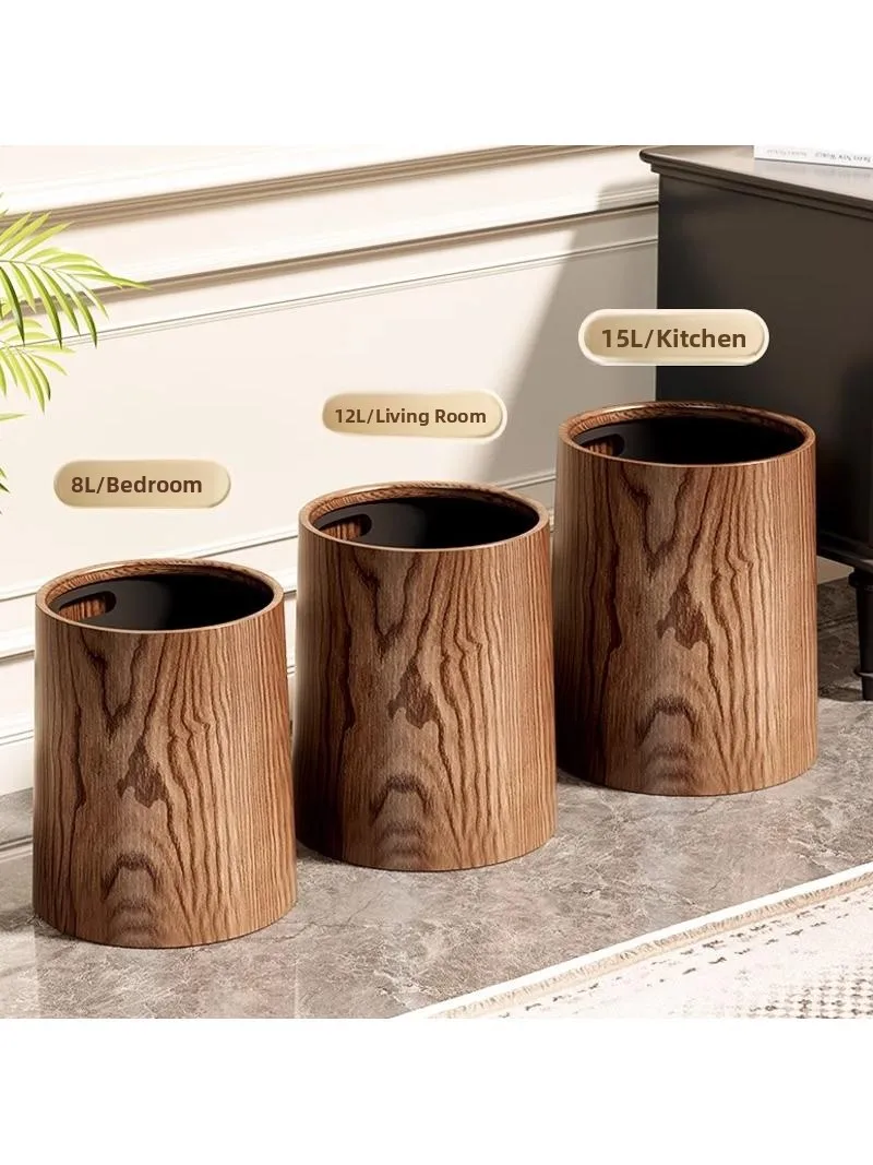 Ретро-корзина для мусора из дерева большой вместимости для гостиной, ванной, кухни, домашнего и коммерческого использования, в китайском стиле, для бумаг, для спальни
Ретро-корзина для мусора из дерева большой вместимости для гостиной, ванной, кухни, домашнего и коммерческого использования, в китайском стиле, для бумаг, для спальни