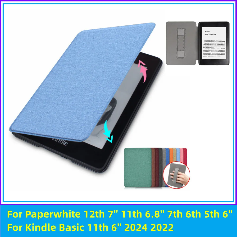 Умный чехол для Kindle Basic 11th Paperwhite 5/6/7th 12th 11th 2024 2022 6,8 6 7 дюймов M2L3EK C2V2L3 SA568B Чехол с ремешком для электронной книги
Умный чехол для Kindle Basic 11th Paperwhite 5/6/7th 12th 11th 2024 2022 6,8 6 7 дюймов M2L3EK C2V2L3 SA568B Чехол с ремешком для электронной книги