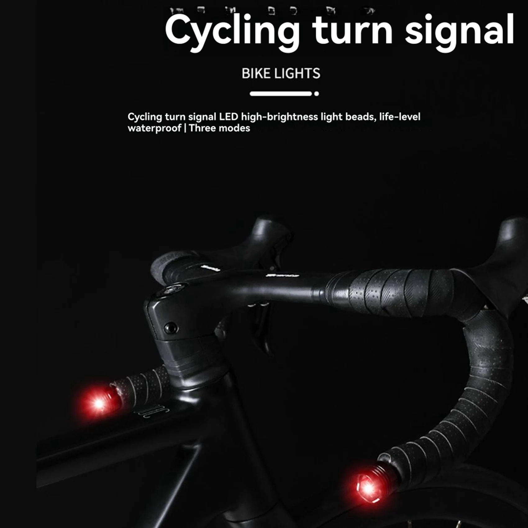 【SPECIAL】4PCS Bike Turn Signal Light Bicycle Handlebar Safety Light Warning Light Cycling Equipment Cycling LED Light For Night
【SPECIAL】4PCS Bike Turn Signal Light Bicycle Handlebar Safety Light Warning Light Cycling Equipment Cycling LED Light For Night