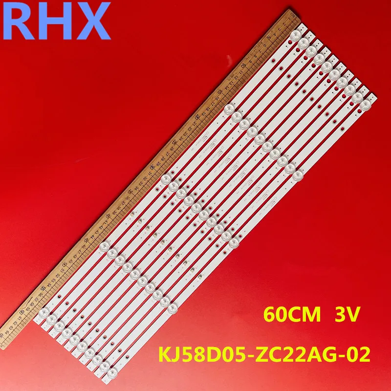 58inch General LCD TV backlight strip FOR CCAMV AMV-D58 LCD TV KJ58D05-ZC22AG-02 303KJ5800 5LED 3V 600MM
58inch General LCD TV backlight strip FOR CCAMV AMV-D58 LCD TV KJ58D05-ZC22AG-02 303KJ5800 5LED 3V 600MM
