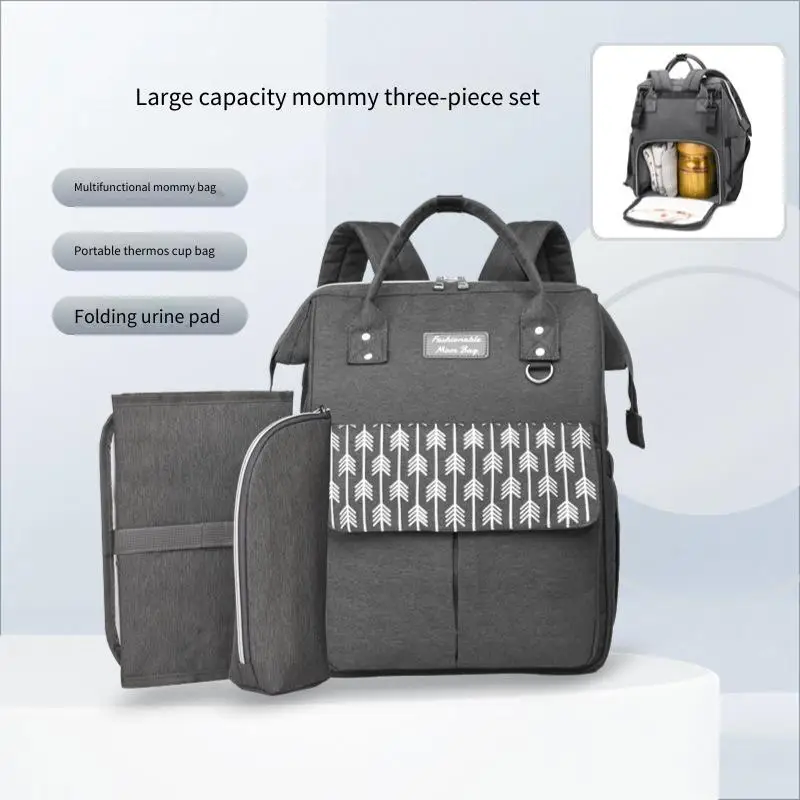 Рюкзак для детских подгузников, большая вместительная термоизолированная дорожная сумка с пеленальной подушечкой, многофункциональный рюкзак для беременных для мамы
Рюкзак для детских подгузников, большая вместительная термоизолированная дорожная сумка с пеленальной подушечкой, многофункциональный рюкзак для беременных для мамы