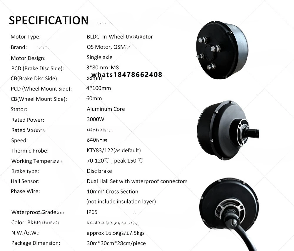 205 3000W V3 Brushless Car Wheel Hub Dual Motor ND72450 Controller 72V 80KPH Motorcycle Electric Conversion Kit
205 3000W V3 Brushless Car Wheel Hub Dual Motor ND72450 Controller 72V 80KPH Motorcycle Electric Conversion Kit