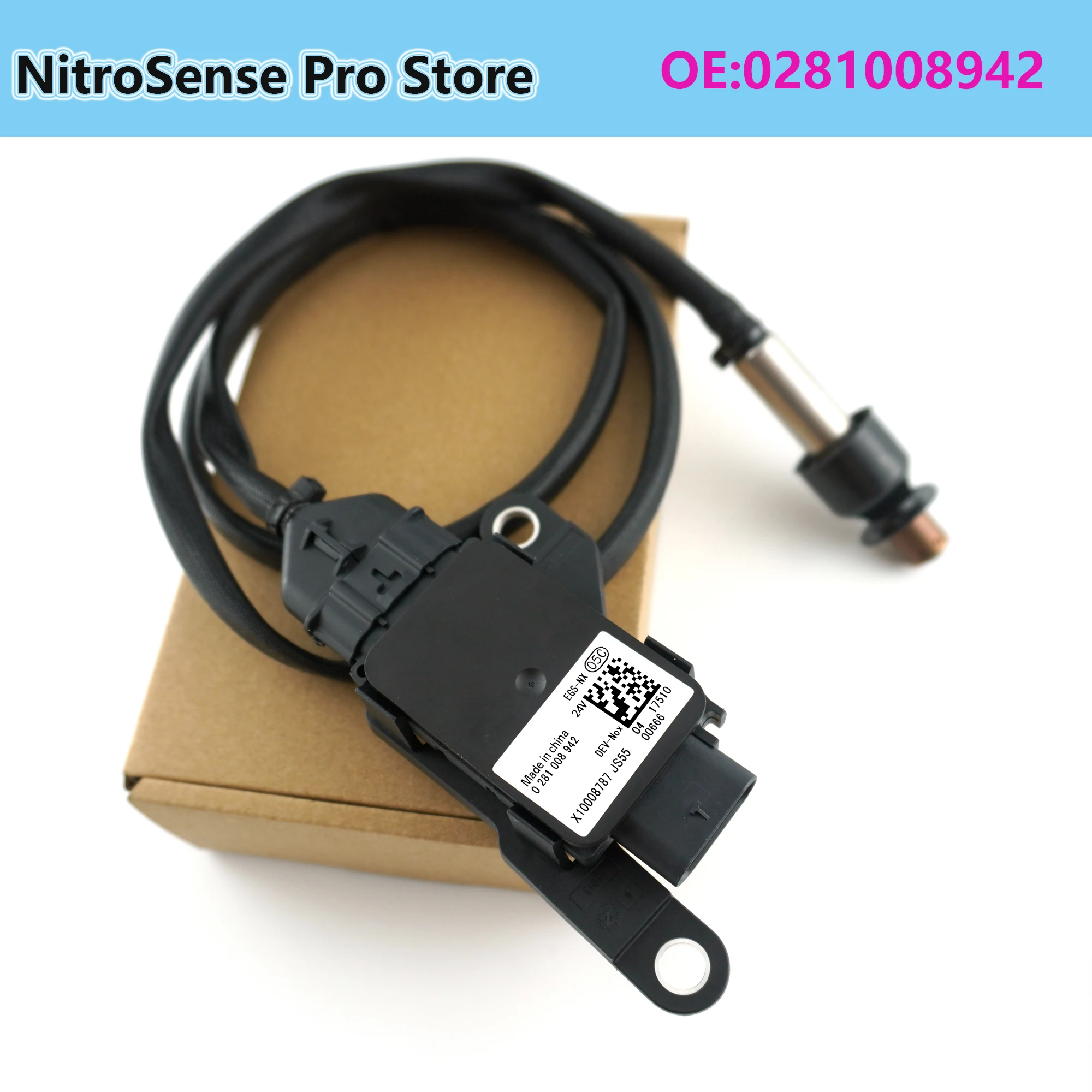 0281008942 Jianning Shunda Light Truck NOX Sensor Nitrogen Oxygen Sensor 24V 0281008942
0281008942 Jianning Shunda Light Truck NOX Sensor Nitrogen Oxygen Sensor 24V 0281008942