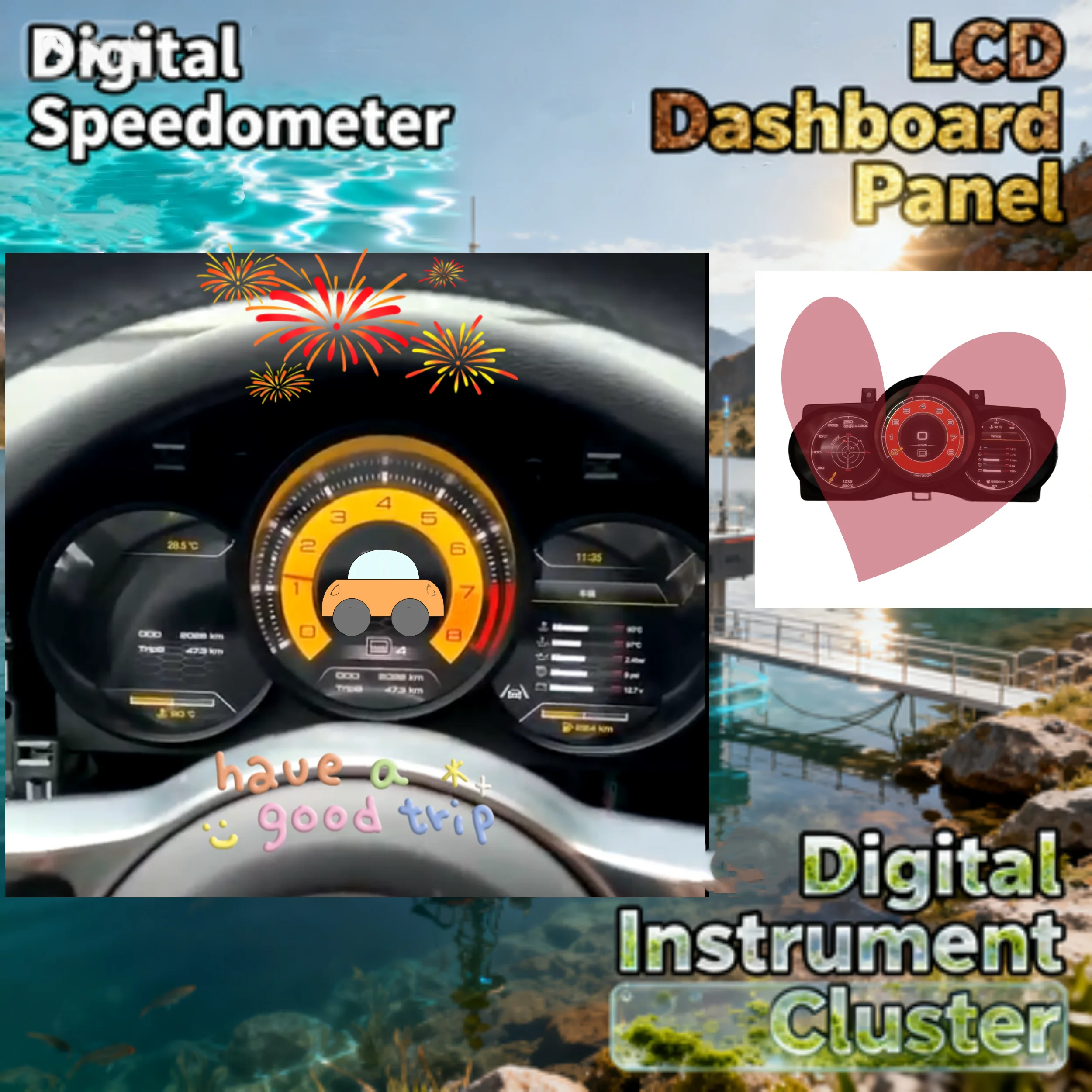 New LCD Car Digital Cluster Instrument CockPit For Porsche Macan Boxster 982 718 2011-2023 Speedmeter Dashboard Meter Screen
New LCD Car Digital Cluster Instrument CockPit For Porsche Macan Boxster 982 718 2011-2023 Speedmeter Dashboard Meter Screen