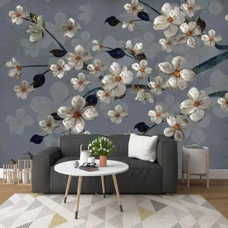 European Style Mural Retro Wallpaper Abstract Flower Painting Background Wall Papers Living Room Study Home Decor
European Style Mural Retro Wallpaper Abstract Flower Painting Background Wall Papers Living Room Study Home Decor