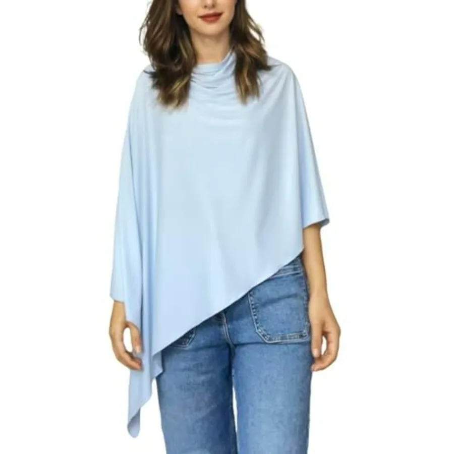 UPF 50+ Women's Sun Scarf Convertible Beach Shawl with Snap Buttons UV Protective Summer Cover up for Outdoor Travel
UPF 50+ Women's Sun Scarf Convertible Beach Shawl with Snap Buttons UV Protective Summer Cover up for Outdoor Travel