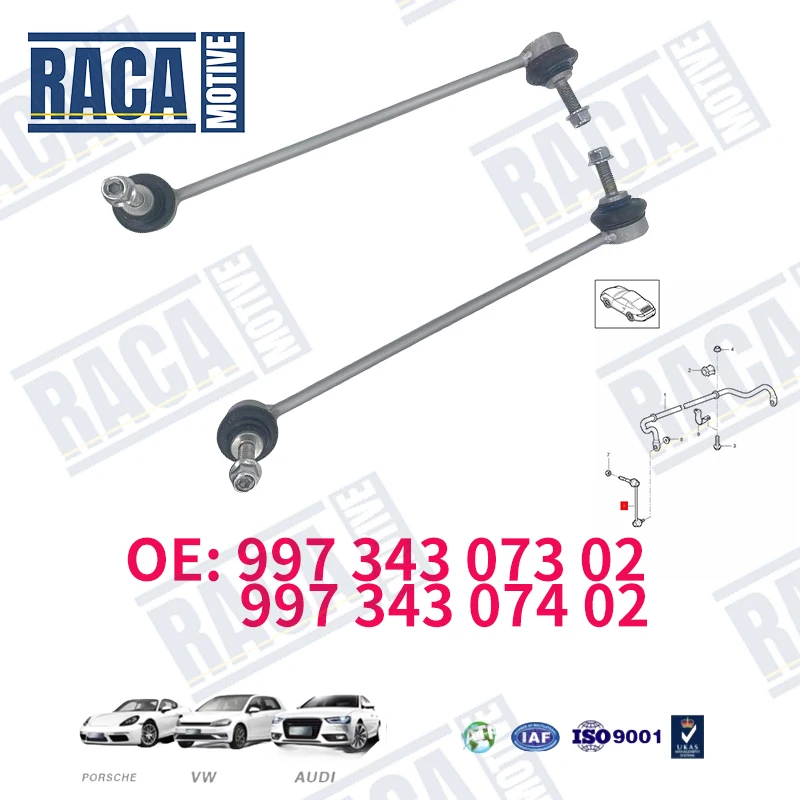 Для Porsche 911/кабриолет/Targa 997 3,6 3,8 2005-2012 передние левые/правые тяги стабилизатора 99734307402 99734307302
Для Porsche 911/кабриолет/Targa 997 3,6 3,8 2005-2012 передние левые/правые тяги стабилизатора 99734307402 99734307302