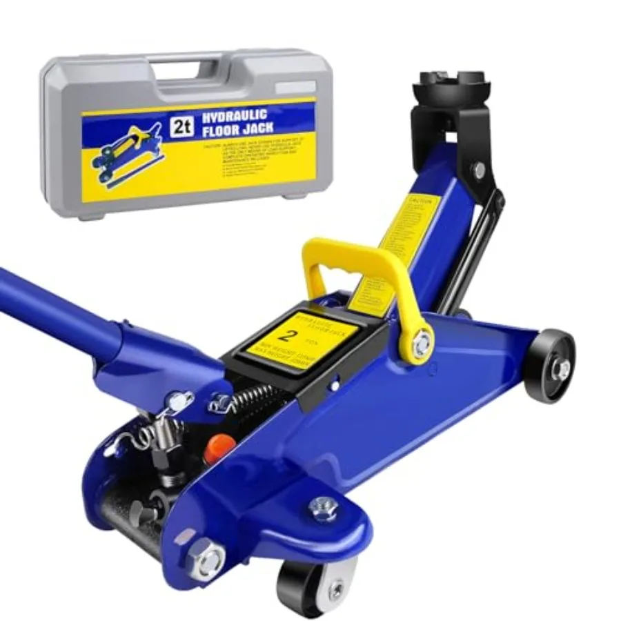 2 Ton Car Jack Trolley Jack Max Load 4000lb Hydraulic Lift Floor Jack Heavy Duty with Handle and Storage Case
2 Ton Car Jack Trolley Jack Max Load 4000lb Hydraulic Lift Floor Jack Heavy Duty with Handle and Storage Case