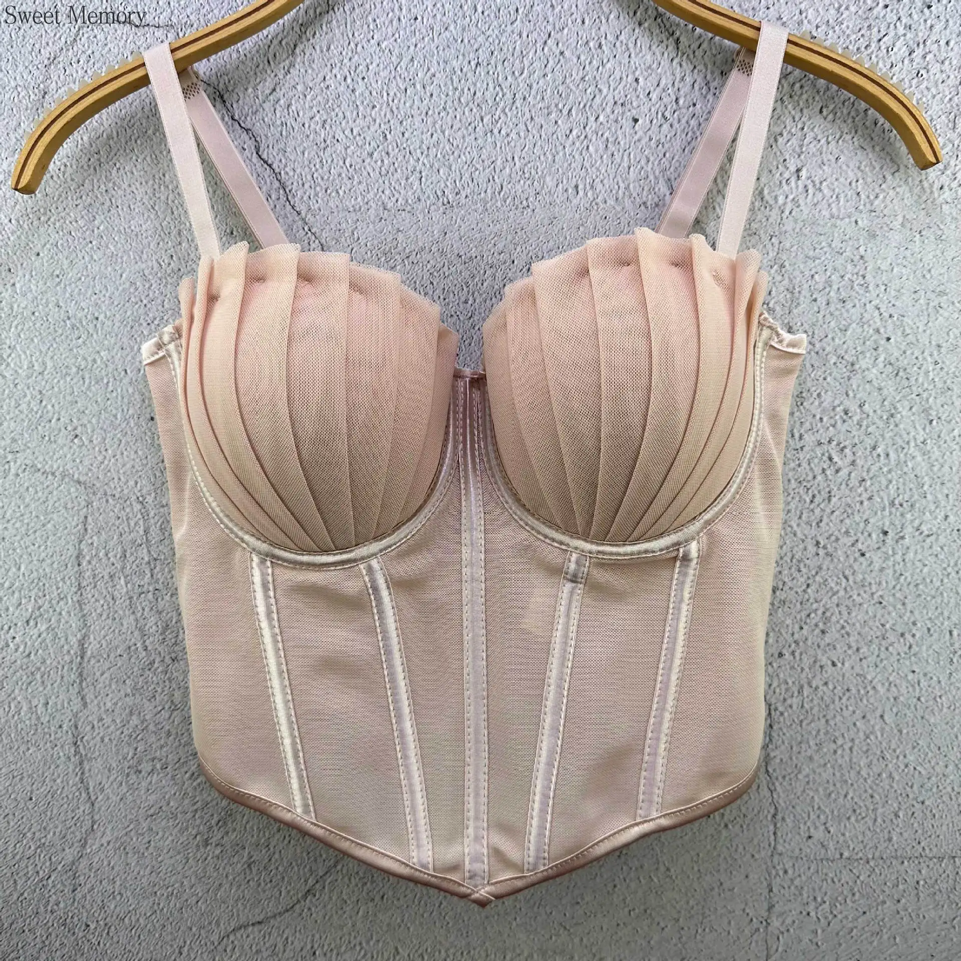 M534 Красивые бюстгальтеры для девочек и женщин, сетчатый сексуальный жилет на бретельках Sweet Memory 2026, черный, белый цвет, бюстье, топ, женские короткие топы
M534 Красивые бюстгальтеры для девочек и женщин, сетчатый сексуальный жилет на бретельках Sweet Memory 2026, черный, белый цвет, бюстье, топ, женские короткие топы