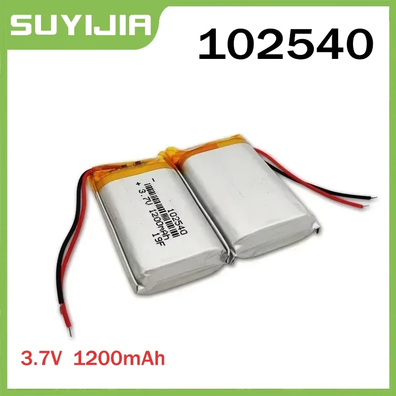 New 102540 Original Lipo 3.7V 1200mAh Lithium Battery Polymer Batteries For GPS Locator Mp3/Mp4 Medical Beauty Equipment Recharg
New 102540 Original Lipo 3.7V 1200mAh Lithium Battery Polymer Batteries For GPS Locator Mp3/Mp4 Medical Beauty Equipment Recharg