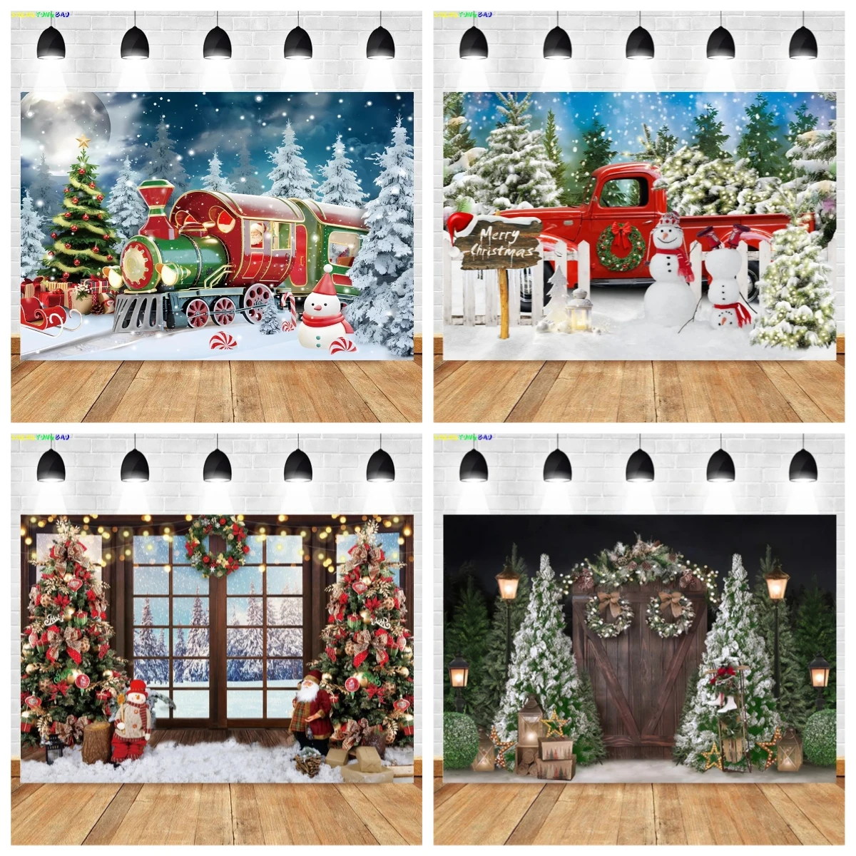 Christmas Backdrop for Photography Xmas Tree Winter Snow Forest Snowflake Natural Scene Baby Portrait Photo Background Studio
Christmas Backdrop for Photography Xmas Tree Winter Snow Forest Snowflake Natural Scene Baby Portrait Photo Background Studio