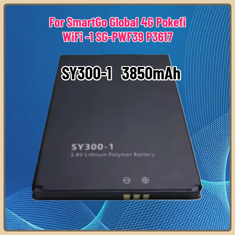 3850mAh SY300-1 Batter For SmartGo Global 4G Pokefi WiFi -1 SG-PWF39 P3617
3850mAh SY300-1 Batter For SmartGo Global 4G Pokefi WiFi -1 SG-PWF39 P3617