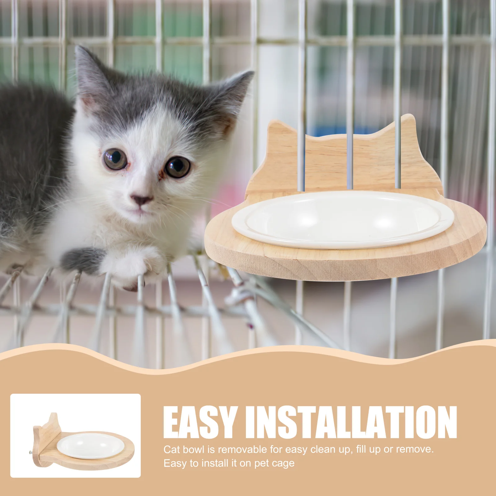 Easy to Bowl Crate Food and Water Porcelain Cage Hanging Dog Bowls Feeder
Easy to Bowl Crate Food and Water Porcelain Cage Hanging Dog Bowls Feeder