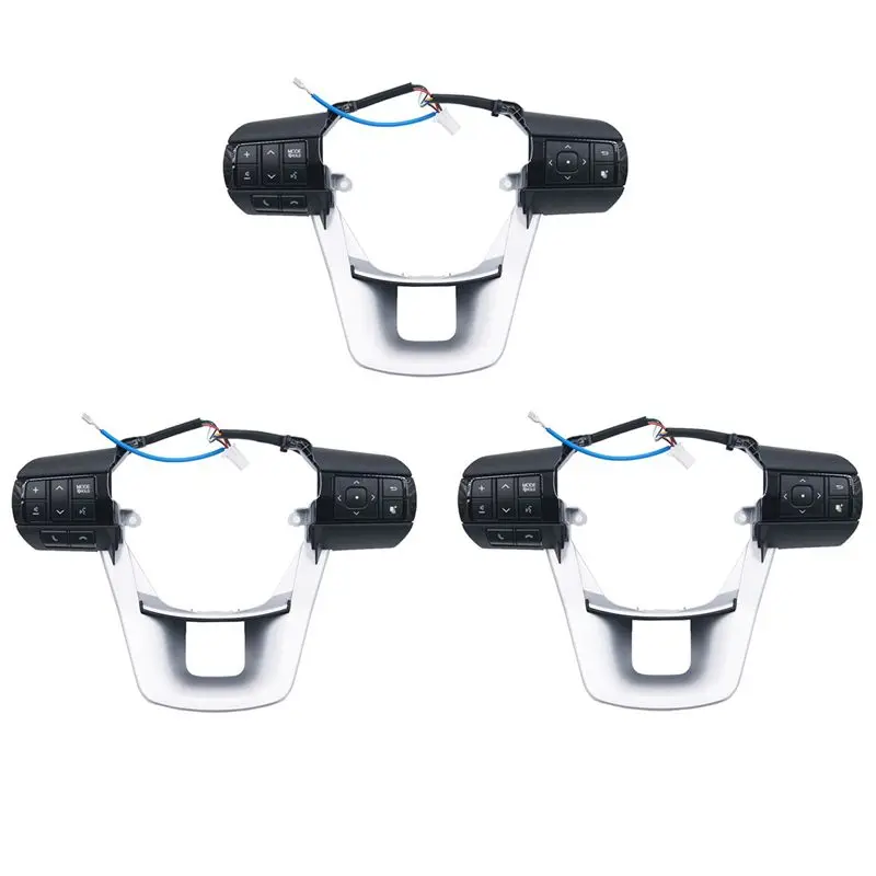 3X Audio Mode Control Switch Multifunctional Steering Wheel 84250-0E120 For Toyota Hilux Revo Rocco Fortuner 2015-2020
3X Audio Mode Control Switch Multifunctional Steering Wheel 84250-0E120 For Toyota Hilux Revo Rocco Fortuner 2015-2020