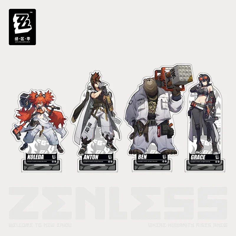 Game Zenless Zone Zero Official Merch Belobog Heavy Industries Acrylic Stand Koleda Belobog Anton Ivanov Ben Bigger Grace Howard
Game Zenless Zone Zero Official Merch Belobog Heavy Industries Acrylic Stand Koleda Belobog Anton Ivanov Ben Bigger Grace Howard