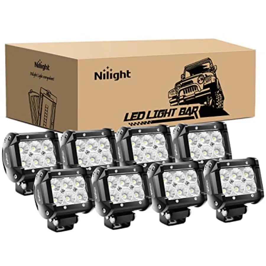 - 60001F-D LED Light Bar 8PCS 4Inch 18W LED Bar 1260lm Flood Led Off Road Driving Lights Led Fog Lights Jeep Lighting LED Work
- 60001F-D LED Light Bar 8PCS 4Inch 18W LED Bar 1260lm Flood Led Off Road Driving Lights Led Fog Lights Jeep Lighting LED Work