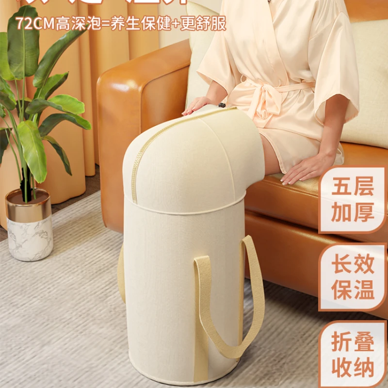 foot soaking bucket for lower leg household use, increasing height, deepening knee soaking bag, portable thermal insulation
foot soaking bucket for lower leg household use, increasing height, deepening knee soaking bag, portable thermal insulation
