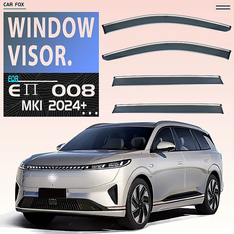 4pcs/6Pcs For DongFeng YiPai 008 2024+ Car Window Visor Rain Sun Shade Awning Shelters Auto Accessories
4pcs/6Pcs For DongFeng YiPai 008 2024+ Car Window Visor Rain Sun Shade Awning Shelters Auto Accessories