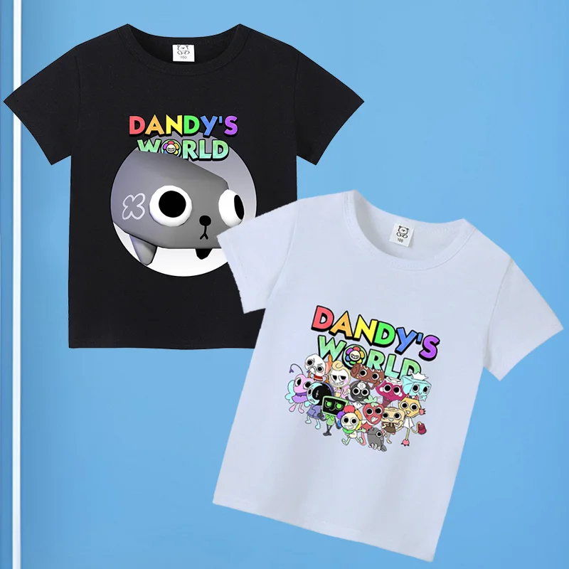Dandys World Child T-shirt Breathable Summer Clothes Short Sleeve Hot Game Merch Cute Boys Girls Base Top Age 3-12 Birthday Gift
Dandys World Child T-shirt Breathable Summer Clothes Short Sleeve Hot Game Merch Cute Boys Girls Base Top Age 3-12 Birthday Gift