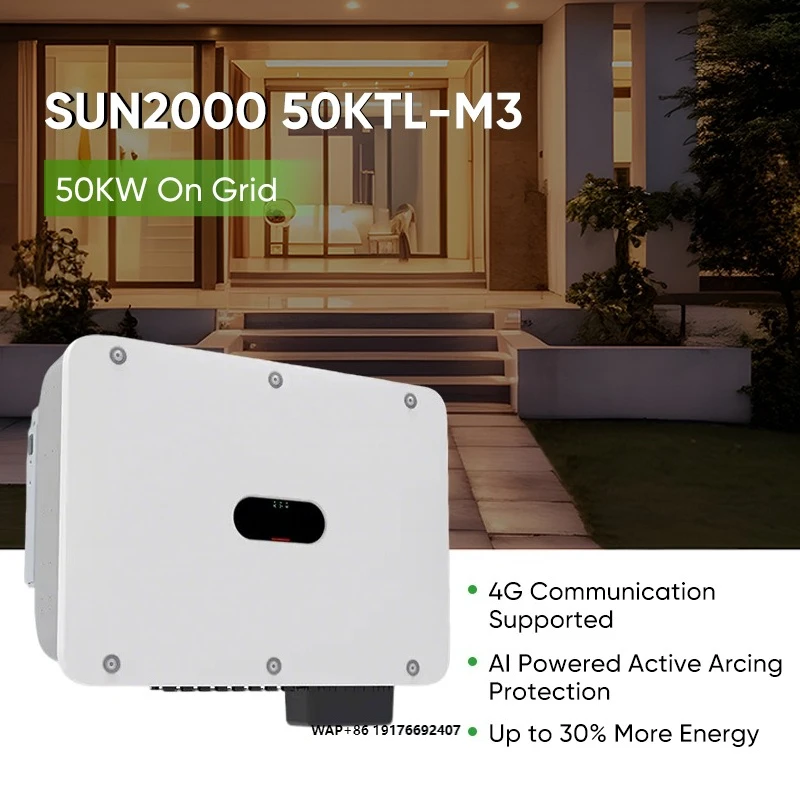 Higher Yields Three Phase Solar Inverter 50kw on Grid Pure Sine Wave with ‘Mppt Controller SUN2000 5OKTL-M3 Solar Inverters
Higher Yields Three Phase Solar Inverter 50kw on Grid Pure Sine Wave with ‘Mppt Controller SUN2000 5OKTL-M3 Solar Inverters