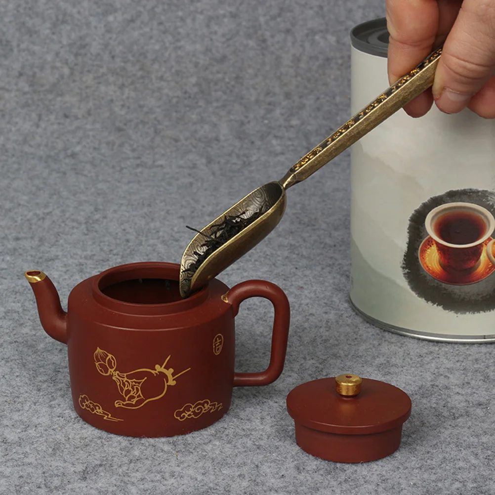 Copper Tea Scoop Vintage Style Coffee Bean Measuring Spoon Copper Zinc Material Retro Tea Accessory Easy Storage Gift
Copper Tea Scoop Vintage Style Coffee Bean Measuring Spoon Copper Zinc Material Retro Tea Accessory Easy Storage Gift
