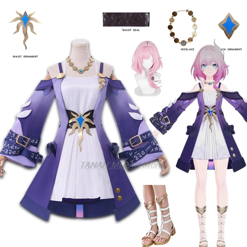 Cyrene Cirene Cosplay Honkai: Star Rail Costume Wig Game Pink Girls Shoes Outfit Roleplay Women Halloween Anim
Cyrene Cirene Cosplay Honkai: Star Rail Costume Wig Game Pink Girls Shoes Outfit Roleplay Women Halloween Anim