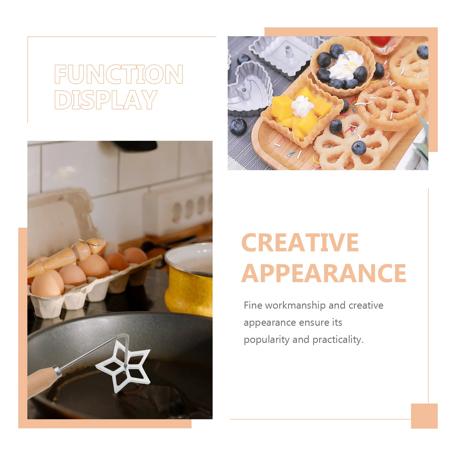 1Set Aluminum Alloy Timbale Oil Frying Mold Creative Kitchen Tool for Fried Meatballs Radish Pancakes Meat Pie Portable Home
1Set Aluminum Alloy Timbale Oil Frying Mold Creative Kitchen Tool for Fried Meatballs Radish Pancakes Meat Pie Portable Home