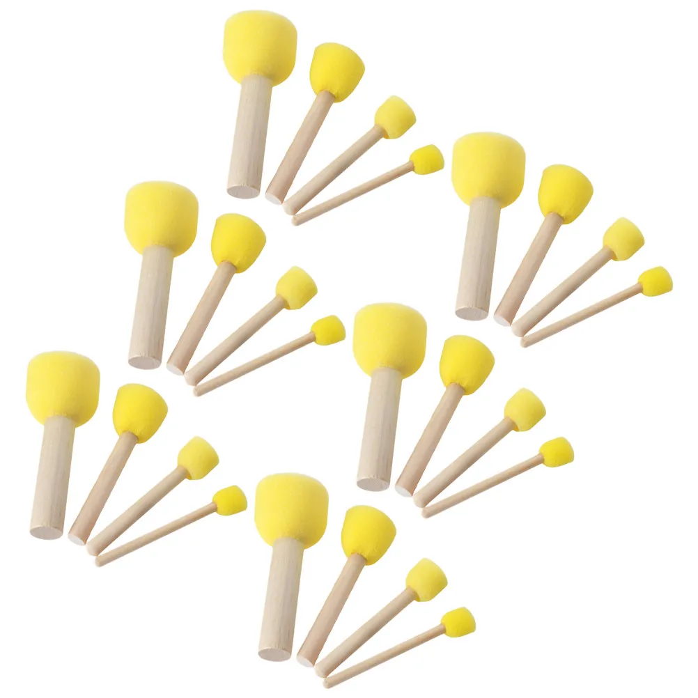 40Pcs Sponge Painting Brush Wooden Handles Drawing Tools Multi Size Creative Graffiti Brushes DIY Painting Set for
40Pcs Sponge Painting Brush Wooden Handles Drawing Tools Multi Size Creative Graffiti Brushes DIY Painting Set for