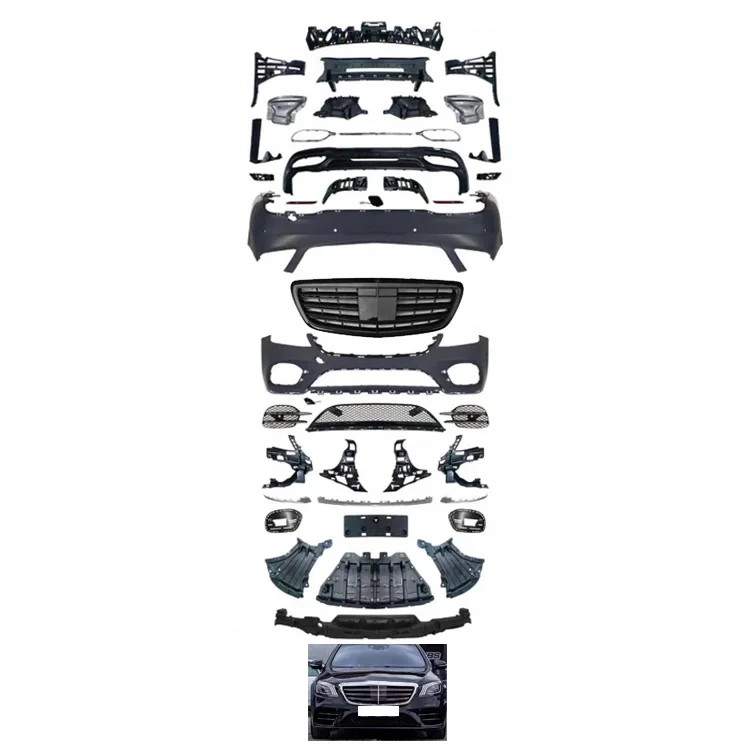 Factory Sales W222 Upgrades S450 Style Front Rear Bumper Rear Lip Grille Body Kits for Mercedes Benz 2018-2020 
Factory Sales W222 Upgrades S450 Style Front Rear Bumper Rear Lip Grille Body Kits for Mercedes Benz 2018-2020