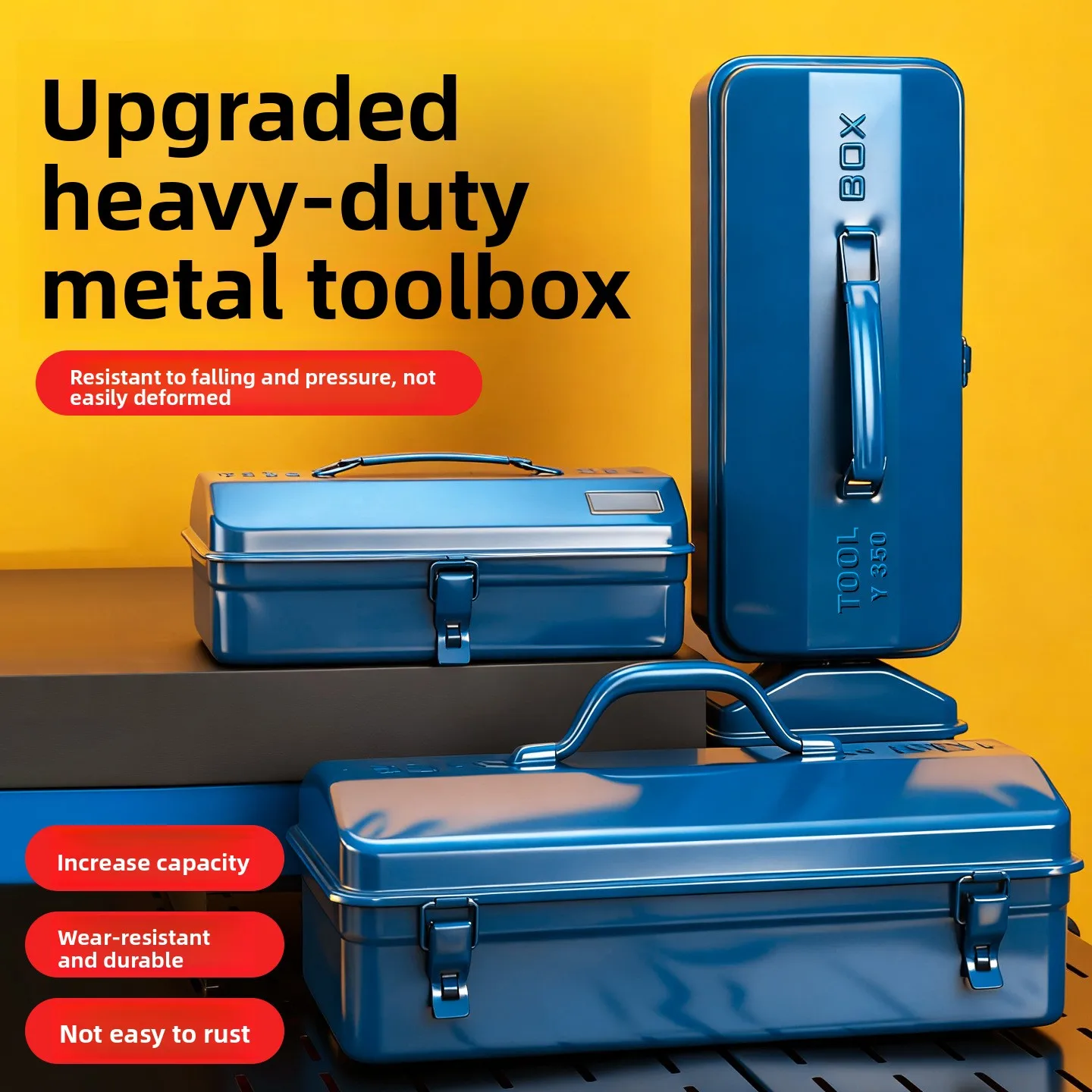 Многофункциональный бытовой ящик для инструментов из железа, большой вместительный портативный утолщенный ящик для инструментов для ремонта
Многофункциональный бытовой ящик для инструментов из железа, большой вместительный портативный утолщенный ящик для инструментов для ремонта