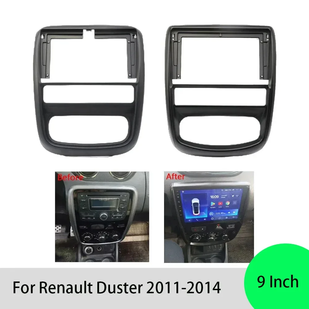 Для Renault Duster 2011-2014 9-дюймовая автомобильная мультимедийная рамка аудио радио панель приборной панели Fascias
Для Renault Duster 2011-2014 9-дюймовая автомобильная мультимедийная рамка аудио радио панель приборной панели Fascias