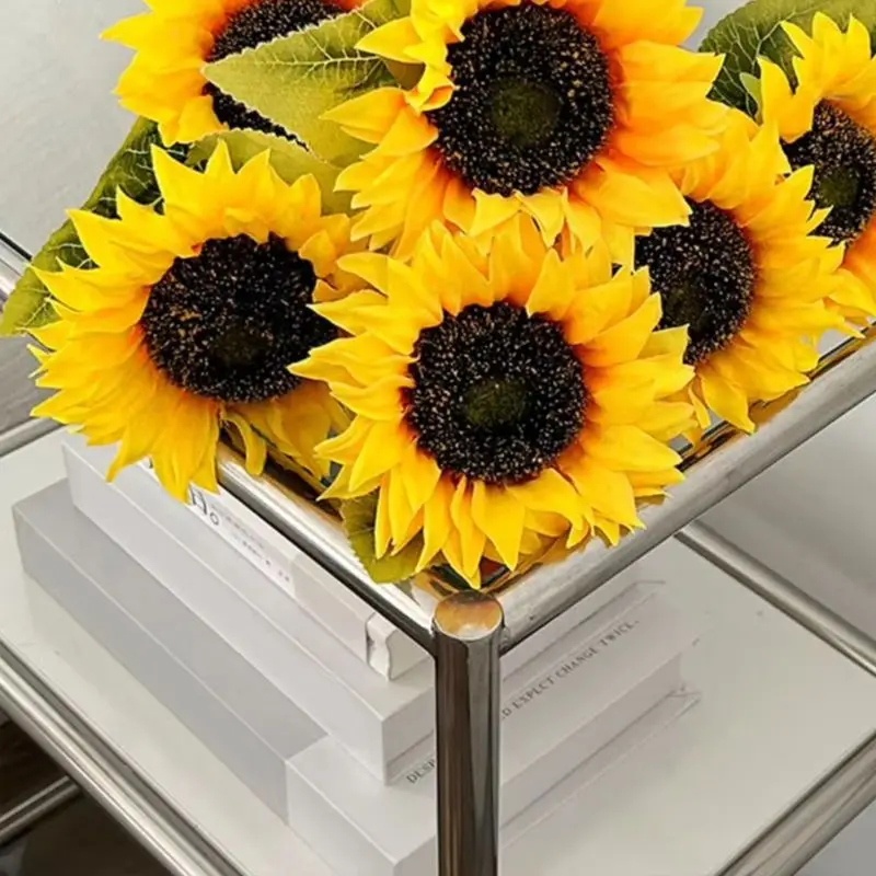 Artificial Flowers Realistic Sunflower Bouquet for Home Decoration UV-Resistant Fade-Free Stem Living Room Bedroom Wedding Photo
Artificial Flowers Realistic Sunflower Bouquet for Home Decoration UV-Resistant Fade-Free Stem Living Room Bedroom Wedding Photo