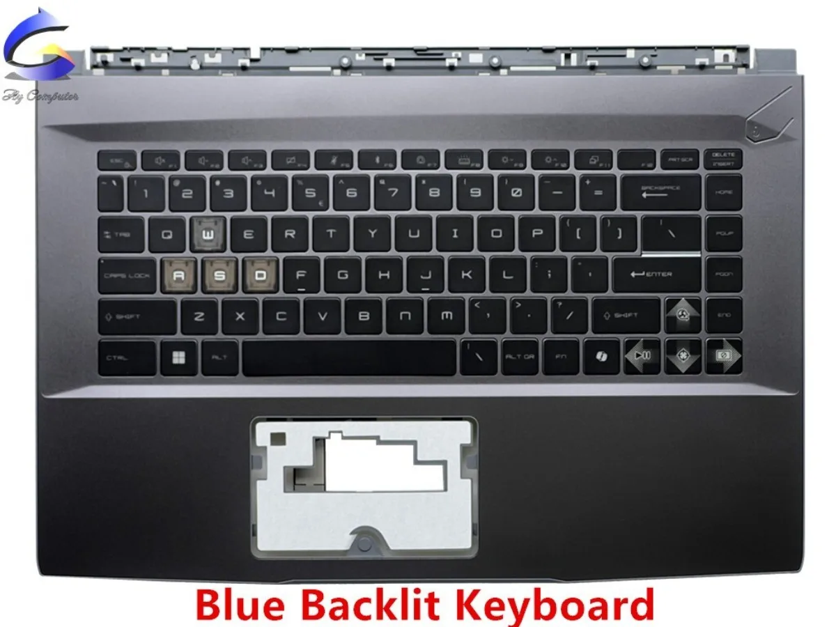 AA+ для MSI Thin 15 MS-16R8 MS-16RK, верхняя крышка корпуса с подставкой для рук, синяя клавиатура с подсветкой
AA+ для MSI Thin 15 MS-16R8 MS-16RK, верхняя крышка корпуса с подставкой для рук, синяя клавиатура с подсветкой