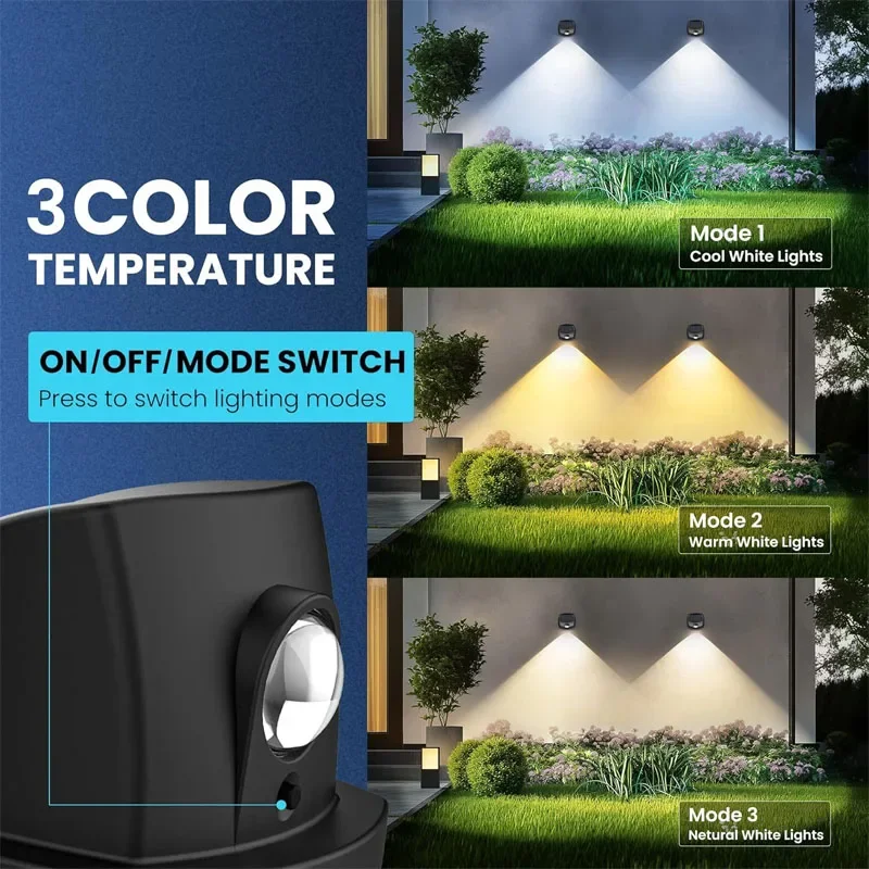 Solar Fence Lights Outdoor Waterproof Solar Wall Lamp Outside Multicolor or 3-Colors Led Solar Powered Light for Yard Porch
Solar Fence Lights Outdoor Waterproof Solar Wall Lamp Outside Multicolor or 3-Colors Led Solar Powered Light for Yard Porch